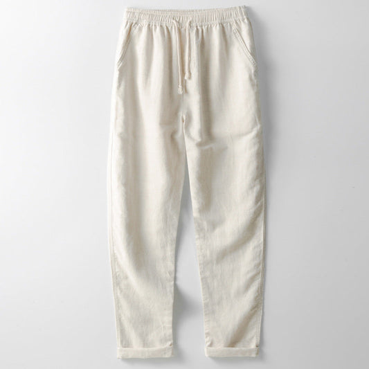 MARK｜PANTALON HOMME EN LIN